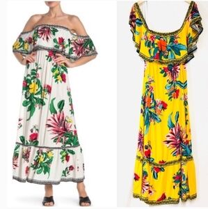 NWT Flying Tomato Off Shoulder Floral Maxi Dress Size Small